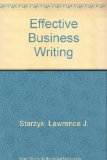 Effective Business Writing N/A 9780024158000 Front Cover