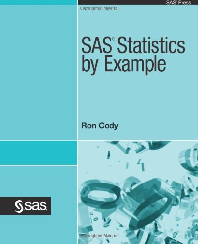 SAS Statistics by Example   2011 9781607648000 Front Cover