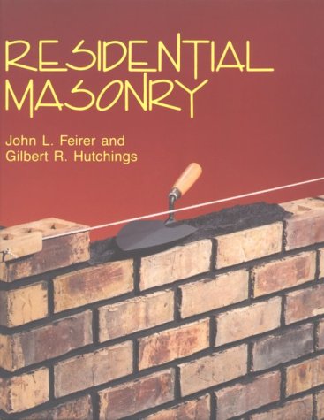 Residential Masonry 1st (Student Manual, Study Guide, etc.) 9780026681001 Front Cover
