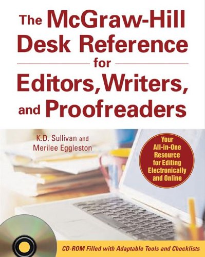Mcgraw-Hill Desk Reference for Editors, Writers, and Proofreaders(Book + CD-ROM)   2007 9780071470001 Front Cover
