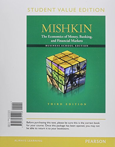 Economics of Money, Banking and Financial Markets  3rd 2013 9780132962001 Front Cover