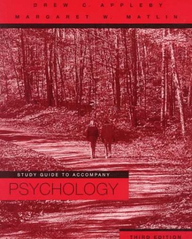 Psychology  3rd 1999 (Student Manual, Study Guide, etc.) 9780155084001 Front Cover
