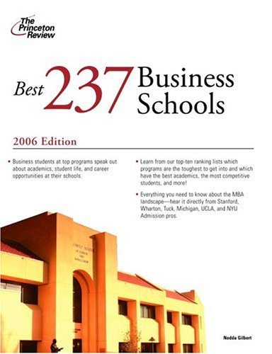 Best 237 Business Schools  N/A 9780375765001 Front Cover