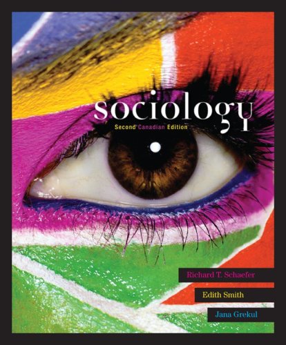 SOCIOLOGY >CANADIAN< N/A 9780070764002 Front Cover