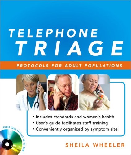 Telephone Triage: Protocols for Adult Populations   2009 9780071598002 Front Cover