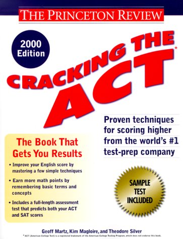 Cracking the ACT 2000-2001 9th 9780375755002 Front Cover