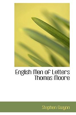 English Men of Letters Thomas Moore  N/A 9781110621002 Front Cover