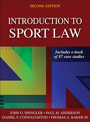 Introduction to Sport Law With Case Studies in Sport Law:   2016 9781450457002 Front Cover