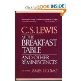C. S. Lewis at the Breakfast Table and Other Reminiscences N/A 9780020497004 Front Cover
