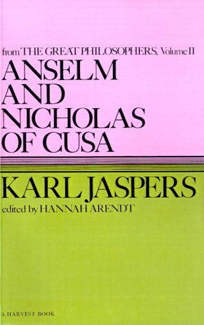 Anselm and Nicholas of Cusa   1974 (Reprint) 9780156076005 Front Cover