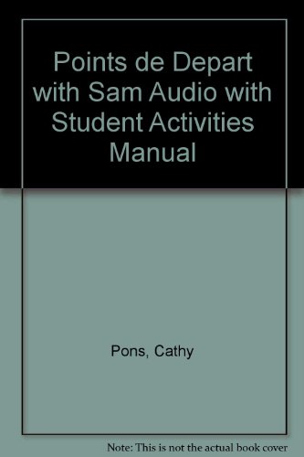 Points de dï¿½part with SAM Audio with Student Activities Manual   2009 9780205662005 Front Cover