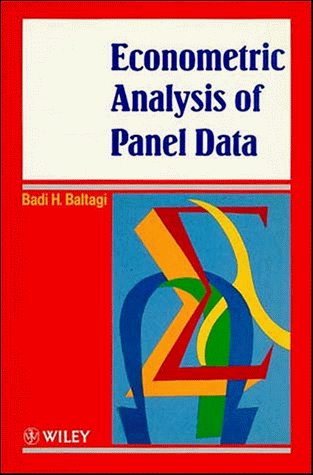 Econometric Analysis of Panel Data 1st 1995 9780471953005 Front Cover