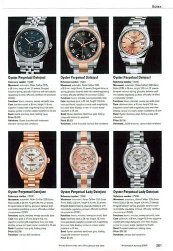 Wristwatch Annual 2009 The Catalog of Producers, Prices, Models, and Specifications  2008 9780789210005 Front Cover