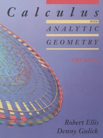 Calculus with Analytic Geometry 5th 1994 9780030968006 Front Cover