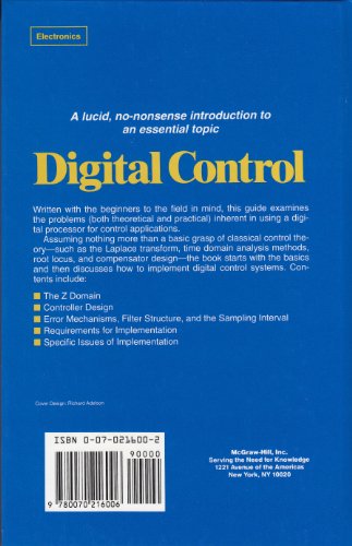 Digital Control : Fundamentals, Theory and Practice N/A 9780070216006 Front Cover