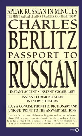 Passport to Russian Speak Russian in Minutes  1992 9780451172006 Front Cover