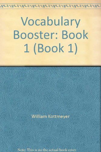 Vocabulary Booster  1989 (Student Manual, Study Guide, etc.) 9780791528006 Front Cover