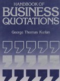 Handbook of Business Quotations N/A 9780133765007 Front Cover