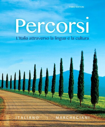 Percorsi L'Italia Attraverso la Lingua e la Cultura Plus MyItalianLab with Pearson EText (multi-Semester) -- Access Card Package 3rd 2015 9780133778007 Front Cover