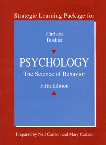 Strategic Learning in Psychology  5th 1997 (Student Manual, Study Guide, etc.) 9780205262007 Front Cover
