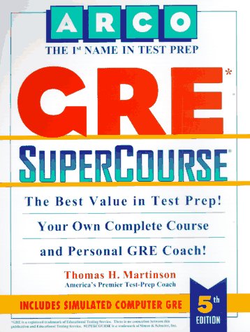 GRE Supercourse 5th 9780028617008 Front Cover