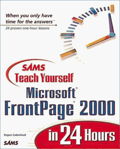 Microsoft FrontPage 2000   1999 9780672315008 Front Cover