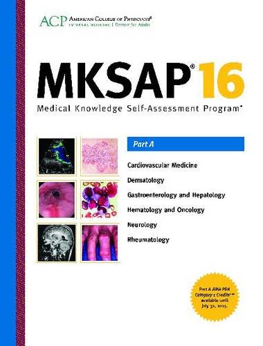 MKSAP 16 Medical Knowledge Self-Assessment Program 1st 2012 9781938245008 Front Cover
