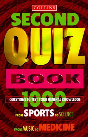Collins Second Quiz Book N/A 9780004722009 Front Cover