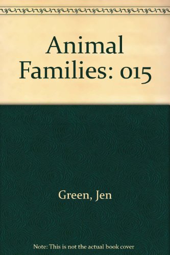 Animal Families  2001 9780717255009 Front Cover