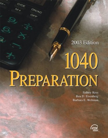 1040 Preparation 2003  Revised  9780808009009 Front Cover