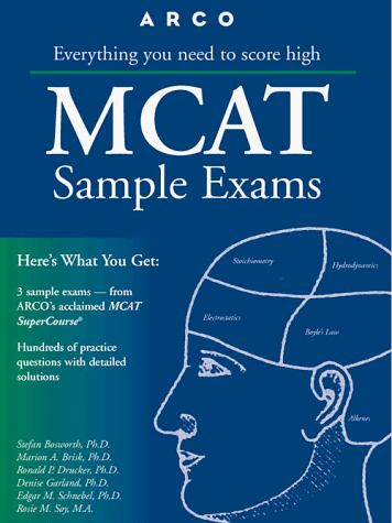 MCAT Sample Exams 3rd 1998 9780028625010 Front Cover