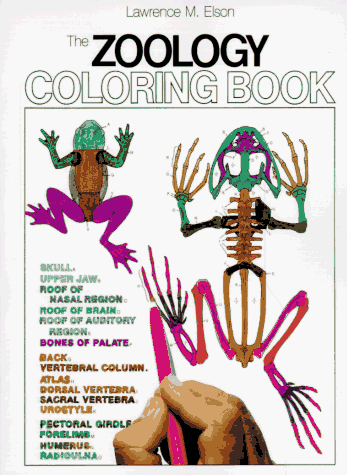 Zoology Coloring Book A Coloring Book  1982 9780064603010 Front Cover