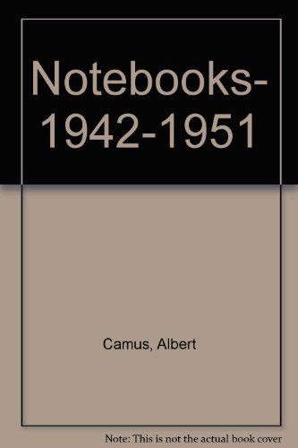 Notebooks, 1942-1951 N/A 9780156674010 Front Cover