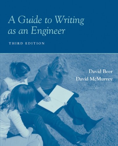 Guide to Writing as an Engineer  3rd 2010 9780470417010 Front Cover