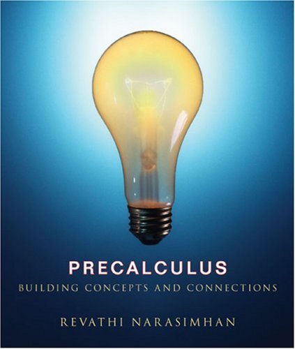 Precalculus Building Concepts and Connections  2009 9780618413010 Front Cover