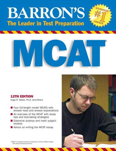 Barron's MCAT Medical College Admission Test 12th 2008 (Revised) 9780764138010 Front Cover