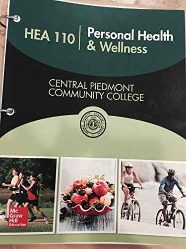 PERSONAL HEALTH+WELLNESS (LL) >CUSTOM<  N/A 9781259576010 Front Cover