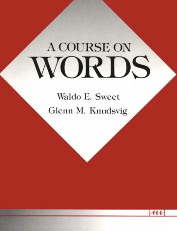Course on Words   1989 (Revised) 9780472081011 Front Cover