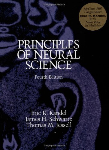 Principles of Neural Science, Fourth Edition  4th 2000 (Revised) 9780838577011 Front Cover