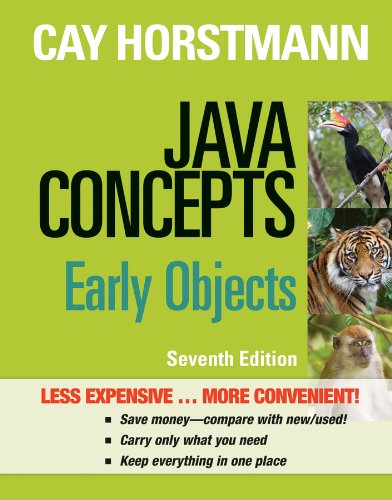 Java Concepts  7th 2013 9781118423011 Front Cover