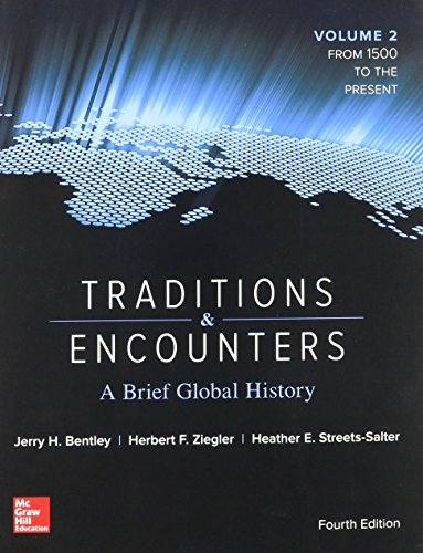Traditions &amp; Encounters: a Brief Global History Volume 2 with 1-Term Connect Access Card  4th 2016 9781259764011 Front Cover