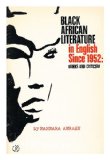Black African Literature in English since 1952 Reprint  9780384002012 Front Cover