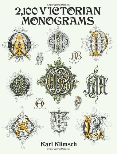 Monogramme Entworfen and Ausgef Uhrt   1995 9780486283012 Front Cover