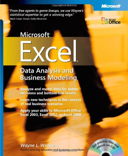 Microsoftï¿½ Excel Data Analysis and Business Modeling   2004 (Revised) 9780735619012 Front Cover
