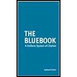 BLUEBOOK:UNIFORM SYSTEM OF CIT 8th 2005 9780661700013 Front Cover