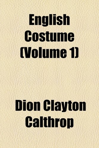 English Costume  2010 9781154452013 Front Cover