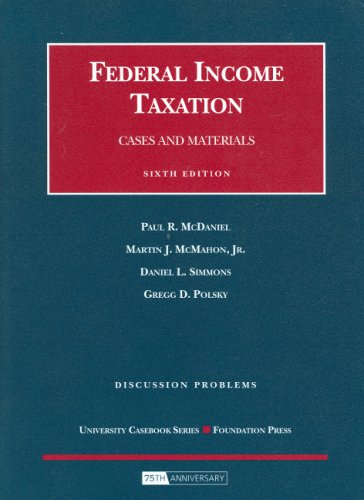 Federal Income Taxation  6th 2008 (Revised) 9781599416014 Front Cover