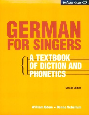 German for Singers (with CD-ROM)  2nd 1998 9780028646015 Front Cover