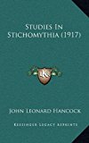 Studies in Stichomythia  N/A 9781169113015 Front Cover