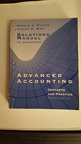 Advanced Accounting:  7th 1999 9780030264016 Front Cover